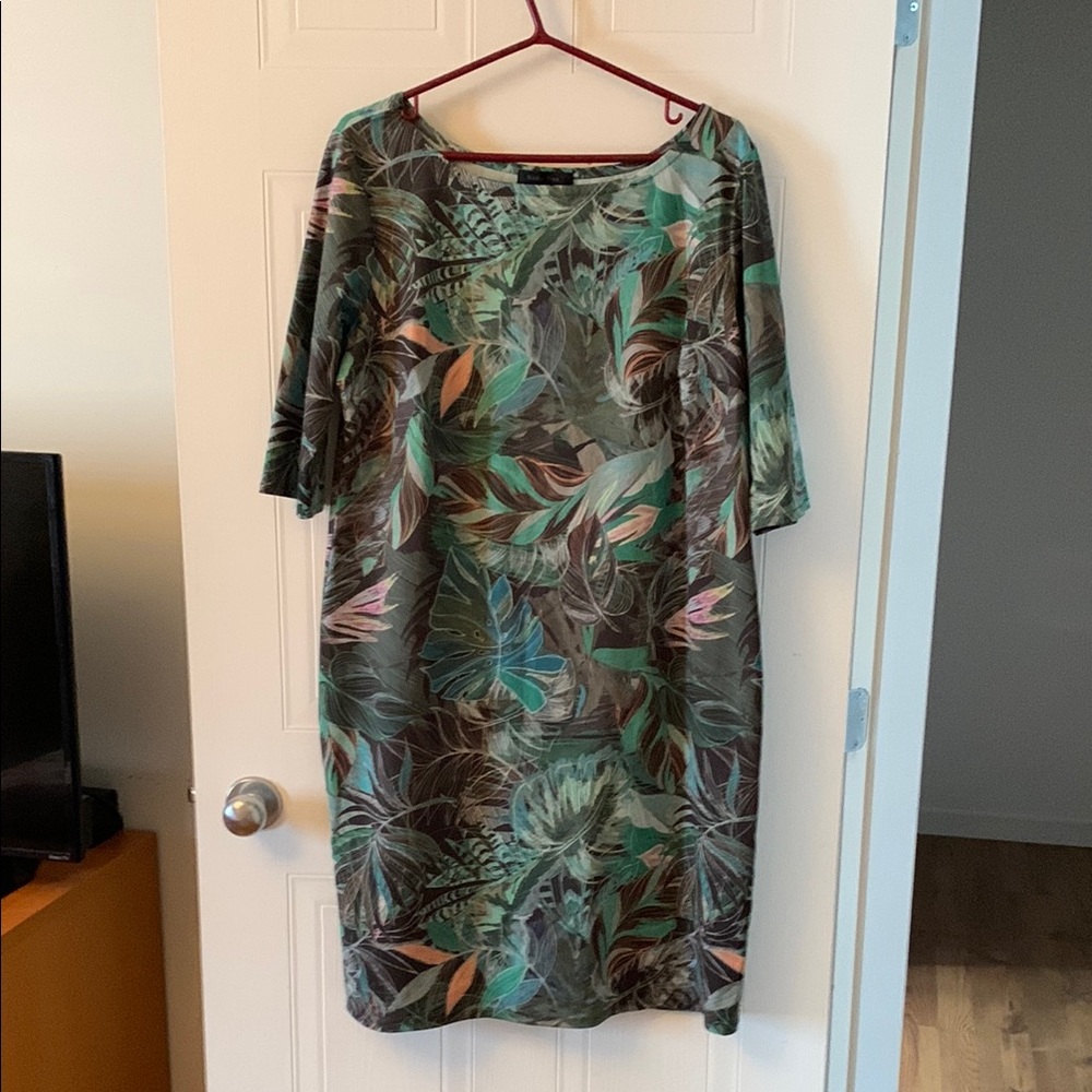 Nadya Toto Sheath Dress with Square Neck